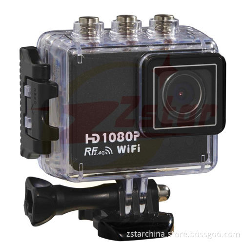 At200 Full HD 1080P WiFi Waterproof Sports Camera with Remote Control (ZSJE0005)
